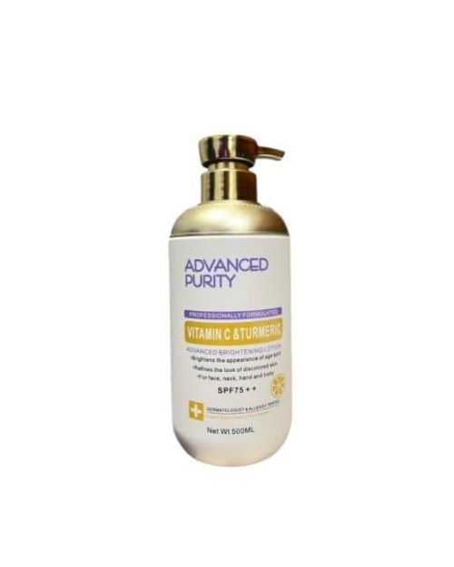 Advanced purity vitamin c + turmeric body lotion 500ml